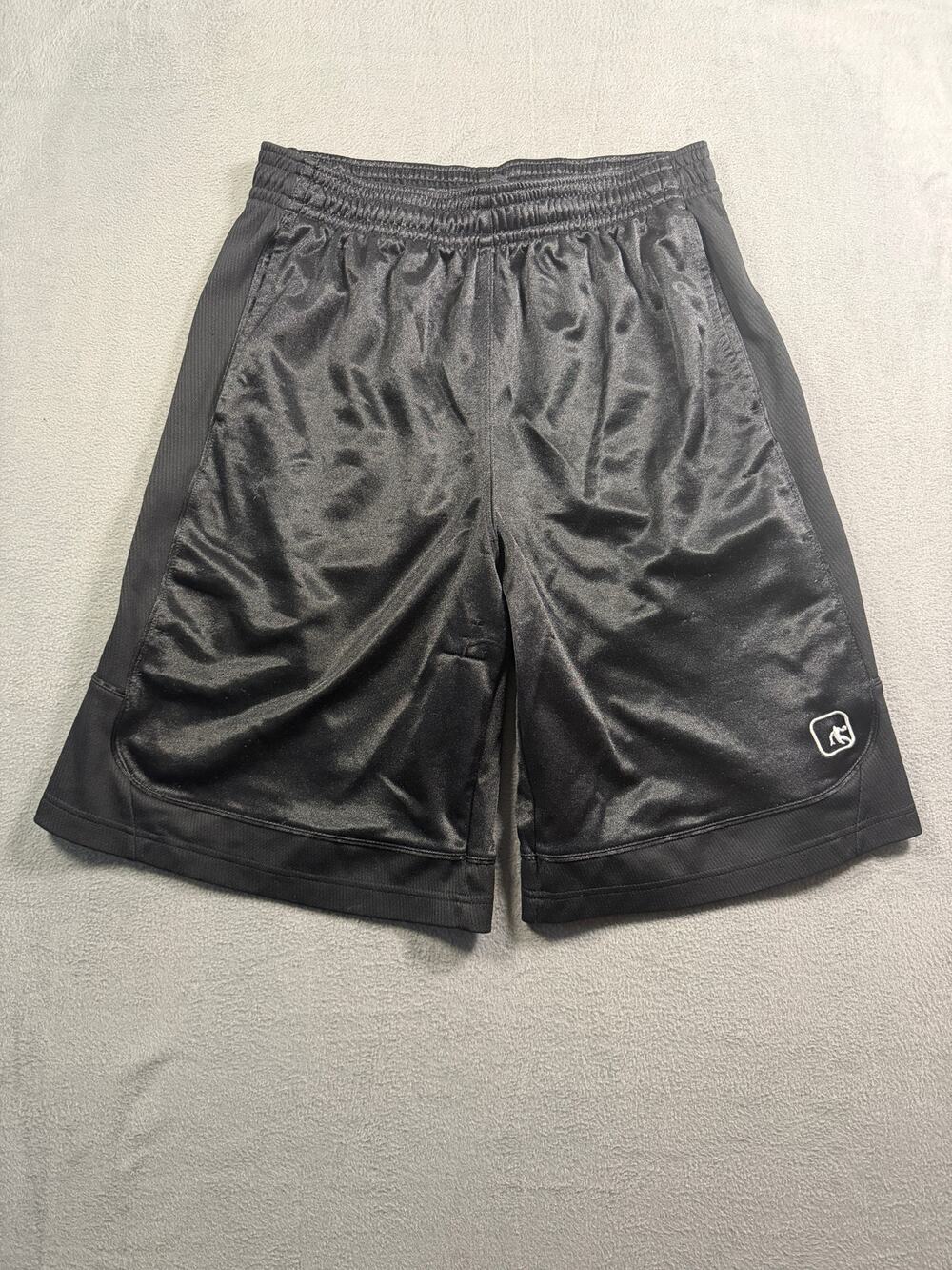 AND1 Shorts Mens Size Large Black All Courts Basketball Athletic Gym Pockets